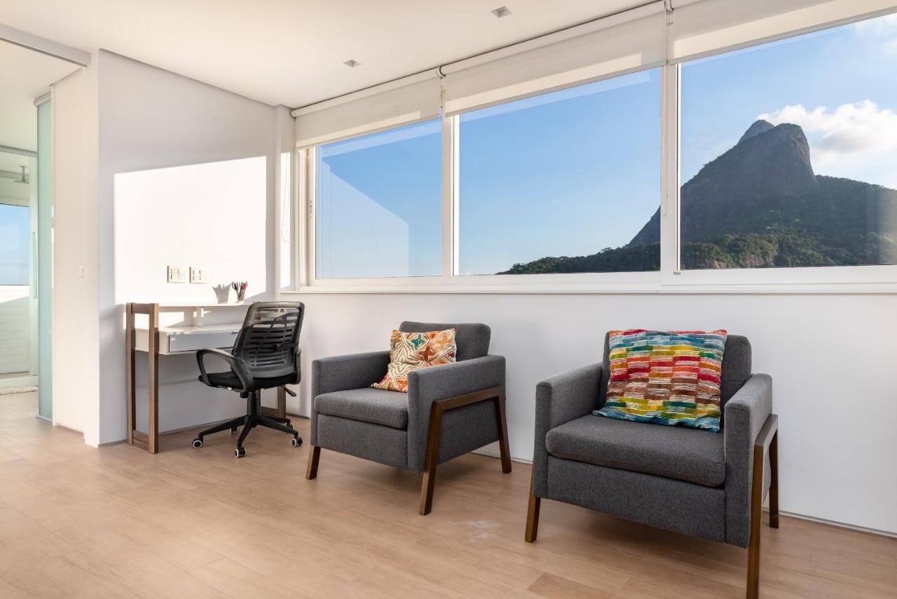 Belo No Leblon - Vista Para Morro 2 Irmaos - Guc6 Zn1 Rio de Janeiro Eksteriør bilde